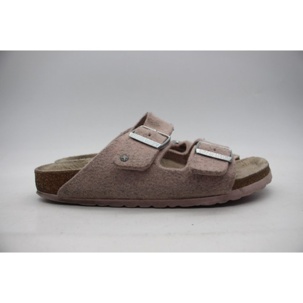 Birkenstock Arizona Rivet Wool Women's Size EU 39 Felt Doubleface Pink Sandals